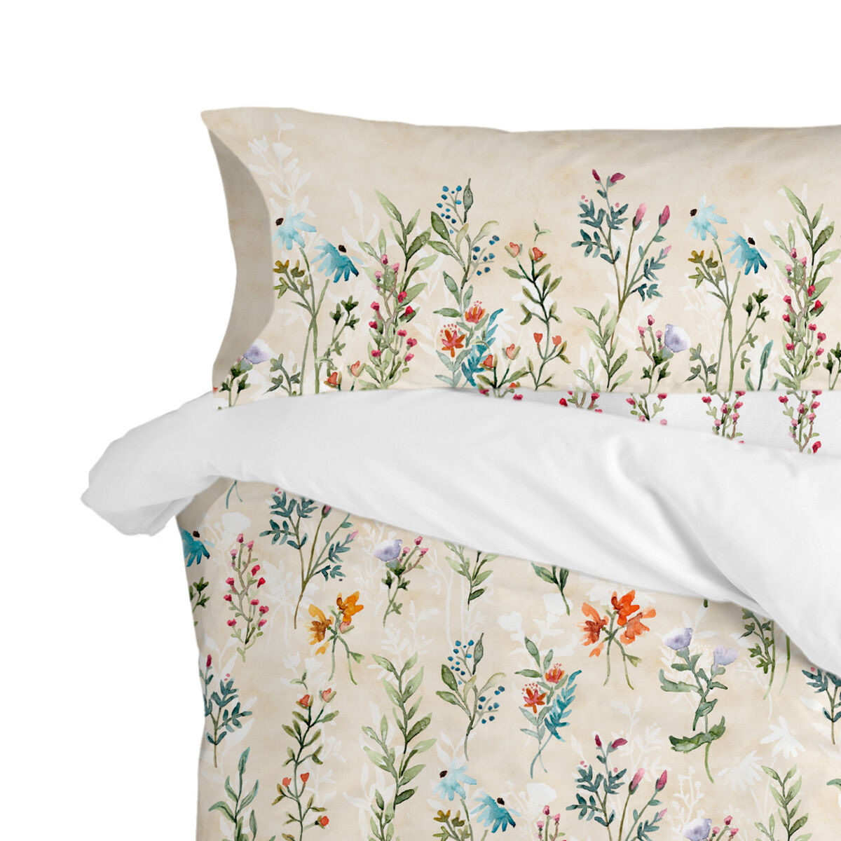 Pillowcase HappyFriday Vernazza Multicolour 45 x 110 cm